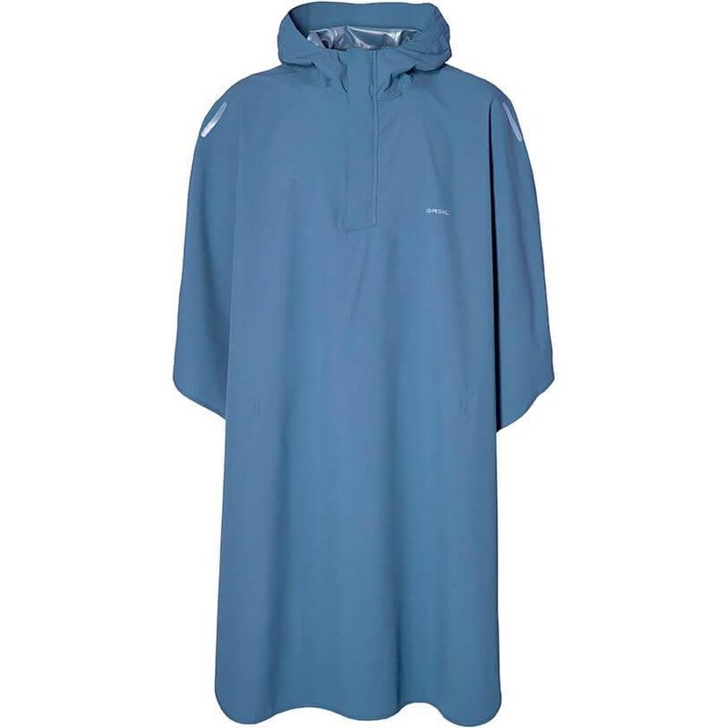 Poncho Hoga unisex blauw