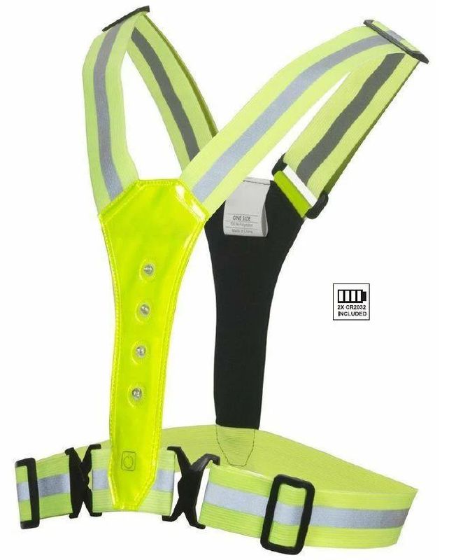 LED Veiligheidsvest – Verstelbaar & Waterdicht