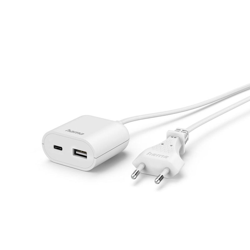 Oplader met 1,9 meter snoer (USB-C & USB-A)