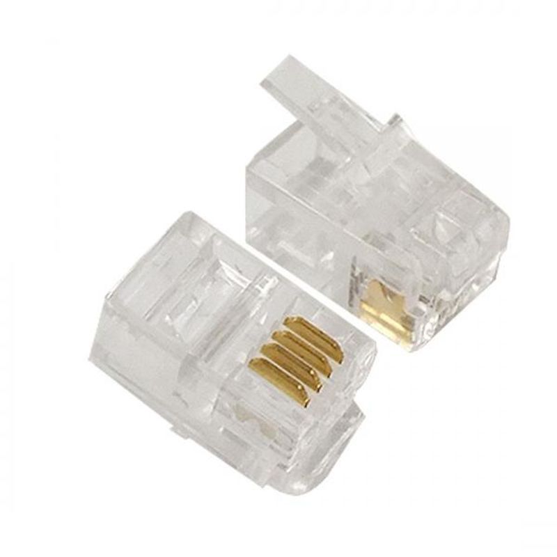 Modulaire plug RJ10 4/4