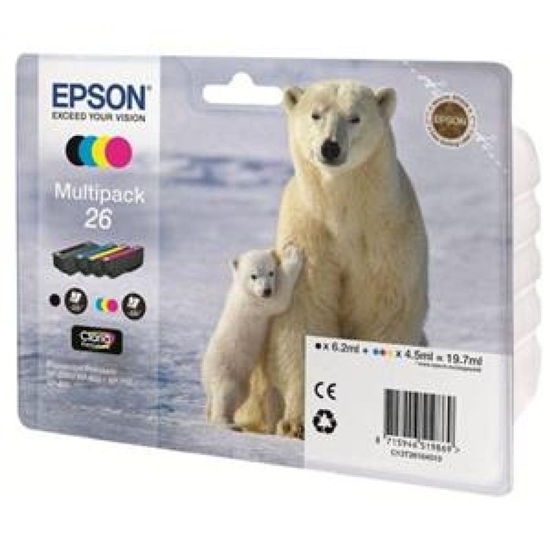Epson T26 B/C/M/Y Multipack 