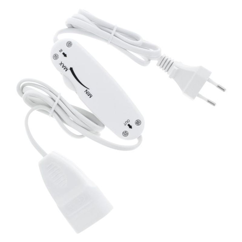Snoerdimmer euro LED wit