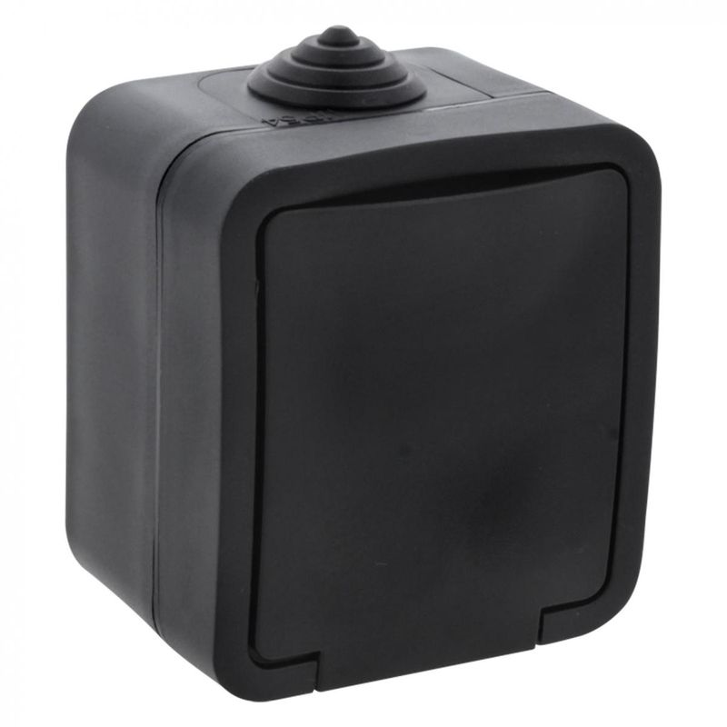 Opbouw contactdoos met randaarde spatwaterdicht