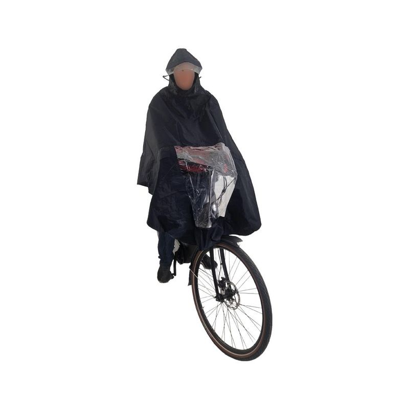Poncho Deluxe Zwart