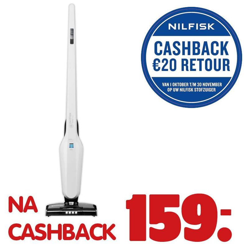 Nilfisk 2-in-1 steelstofzuiger