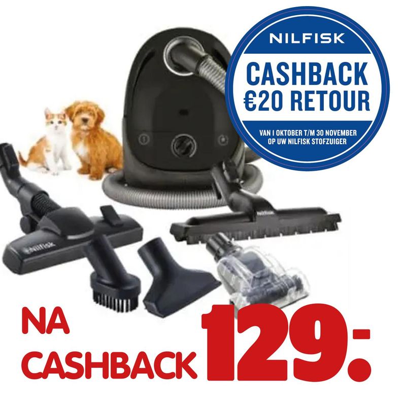 Nilfisk One Pet Care (128390145) - Compact & Sterk