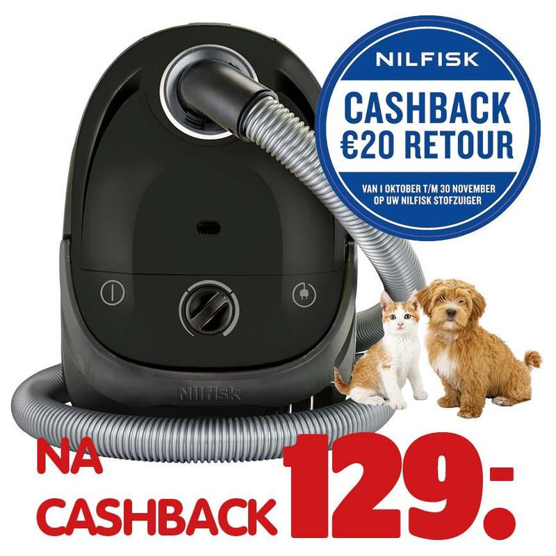 Nilfisk One Pet Care (128390145) - Compact & Sterk