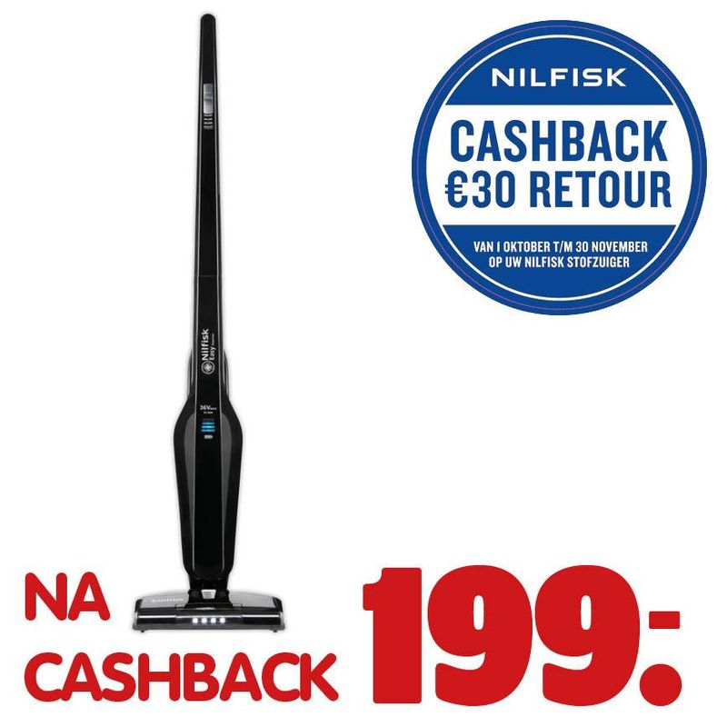 Steelstofzuiger Nilfisk Easy 36V Black